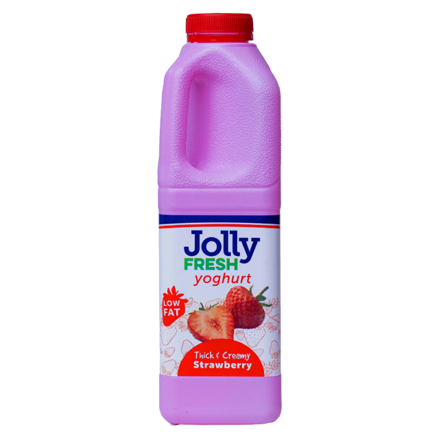 Jolly Fresh Strawberry Yoghurt 1Ltr